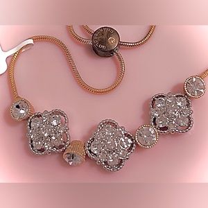 Charter Club Two-Tone Crystal Palazzo Slider Bracelet